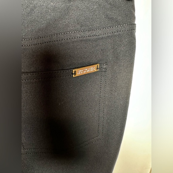 St. John Black Pants with Gold Accent - Picture 5 of 8
